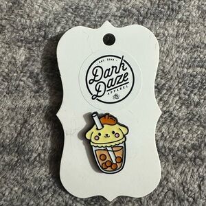 Pom pompurin Hello Kitty Bubble Tea Boba Enamel Pin Collect and Save